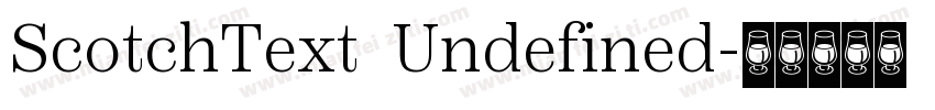 ScotchText  Undefined字体转换